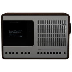 Revo SuperConnect DAB, FM & Internet Radio with Spotify, DLNA and Bluetooth Walnut/Silver